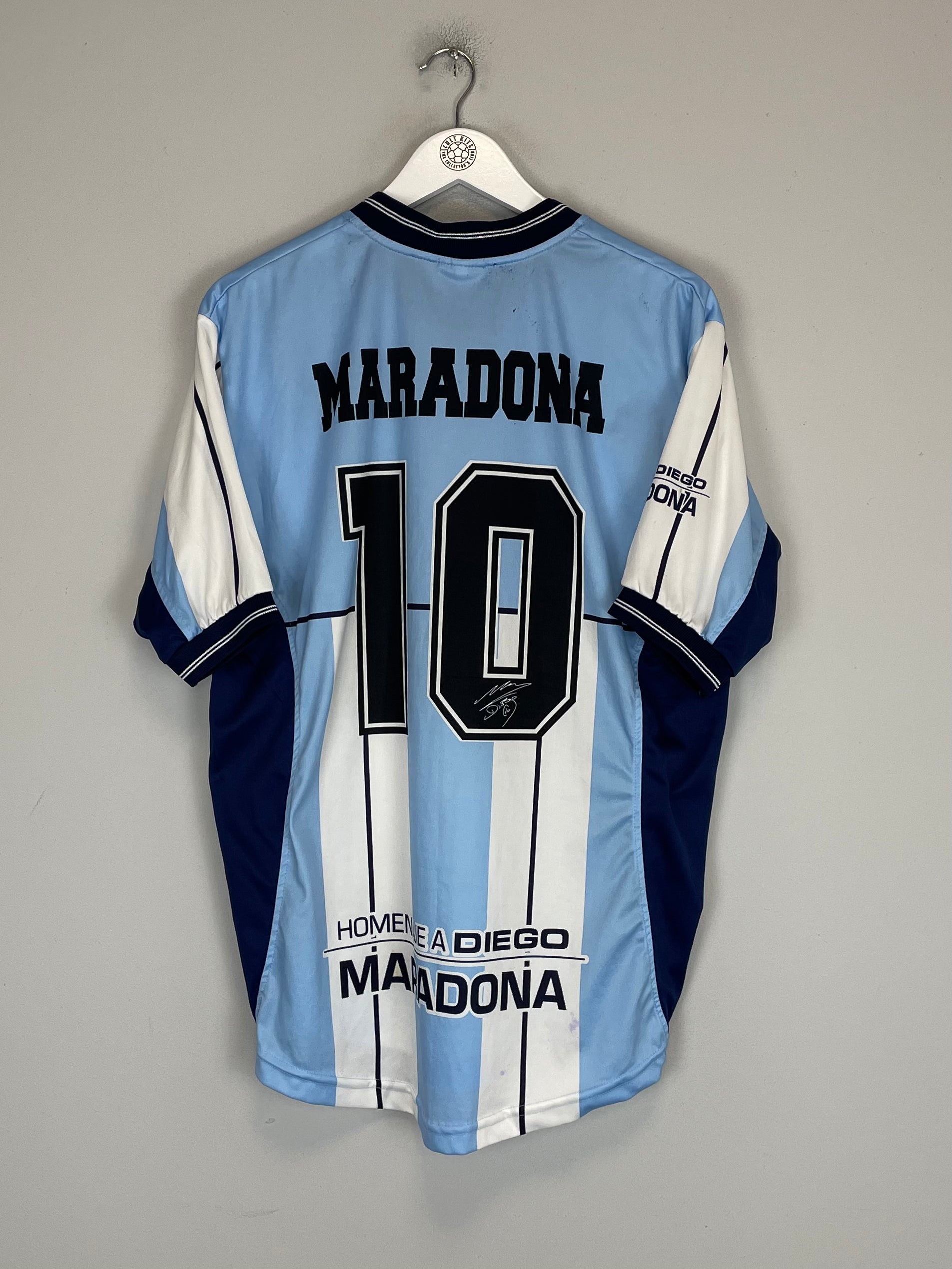 2001 MARADONA TESTIMONIAL SHIRT (XL) FILA