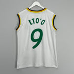 Shop 2002 CAMEROON ETO'O AWAY SHIRT (M) PUMA, classic football shirts, vintage football shirts & retro soccer jerseys at Cult Kits