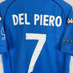 Shop 2002 ITALY DEL PIERO #7 HOME SHIRT (M) KAPPA, classic football shirts, vintage football shirts & retro soccer jerseys at Cult Kits