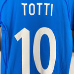 Shop 2002 ITALY TOTTI #10 HOME SHIRT (M) KAPPA, classic football shirts, vintage football shirts & retro soccer jerseys at Cult Kits