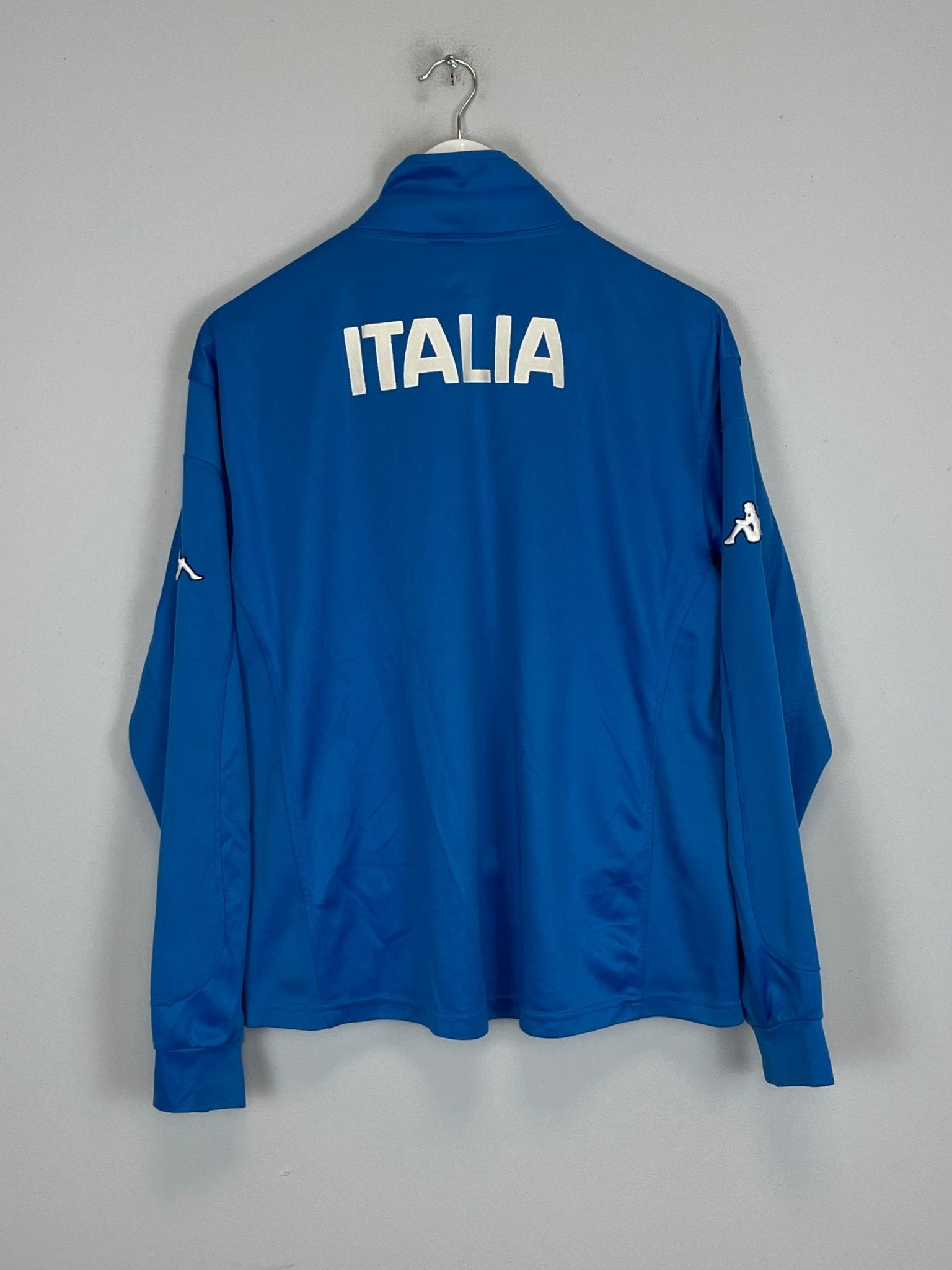 Shop 2002 ITALY TRACK JACKET (M) KAPPA, classic football shirts, vintage football shirts & retro soccer jerseys at Cult Kits