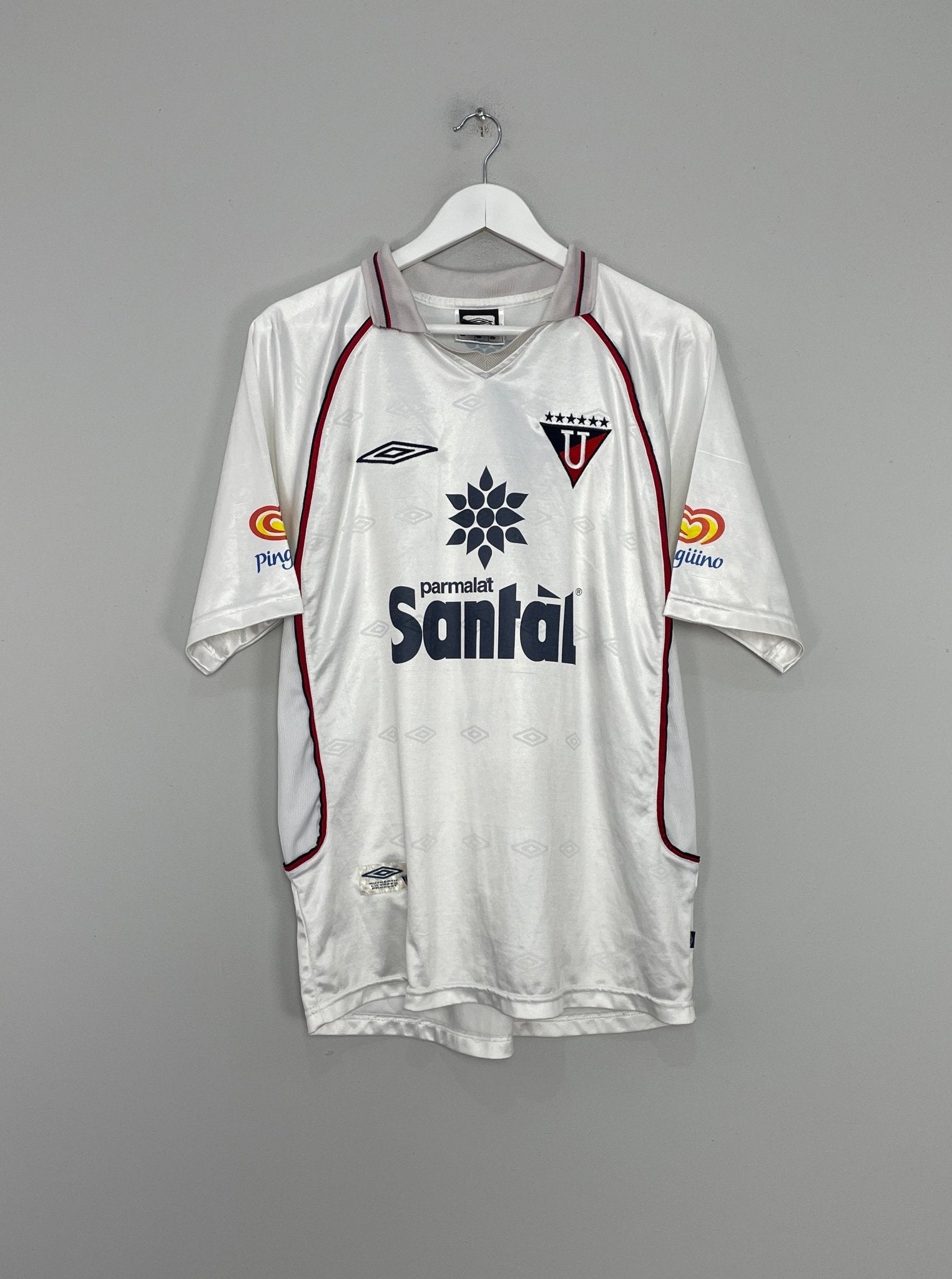 Shop 2002 LDU QUITO HOME SHIRT (L) UMBRO, classic football shirts, vintage football shirts & retro soccer jerseys at Cult Kits