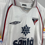 Shop 2002 LDU QUITO HOME SHIRT (L) UMBRO, classic football shirts, vintage football shirts & retro soccer jerseys at Cult Kits