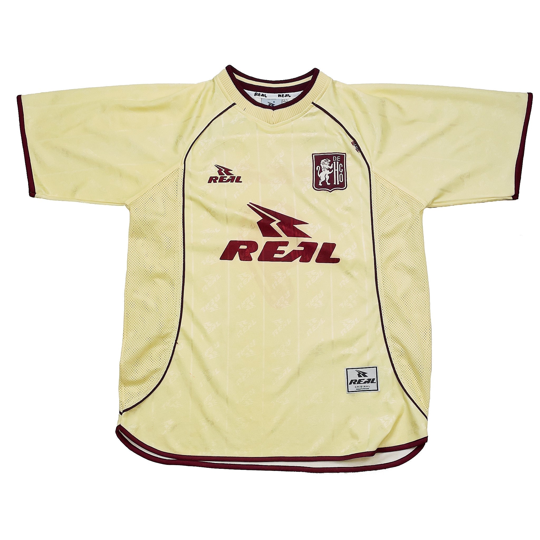 Buy 2002 Leon De Huanuco 9 Home Shirt (L) Real ~ Free worldwide shipping ~ Authentic Vintage Football Shirts from Cult Kits