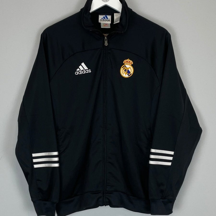 2002 REAL MADRID *CENTENARY* TRACKSUIT TOP (S) ADIDAS - Cult Kits - Small - Buy Vintage Football Shirts, Authentic Retro Football Shirts For Sale, Classic Football Shirts & Soccer Jersey