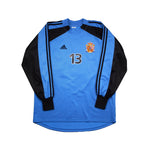 Buy 2002 Spain 13 *Player Issue* Goalkeeper Shirt (L) Adidas ~ Free worldwide shipping ~ Authentic Vintage Football Shirts from Cult Kits