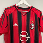 Shop 2002/03 AC MILAN KAKA #22 *PLAYER ISSUE* HOME SHIRT (M) ADIDAS, classic football shirts, vintage football shirts & retro soccer jerseys at Cult Kits