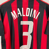 Shop 2002/03 AC MILAN MALDINI #3 HOME SHIRT (M) ADIDAS, classic football shirts, vintage football shirts & retro soccer jerseys at Cult Kits