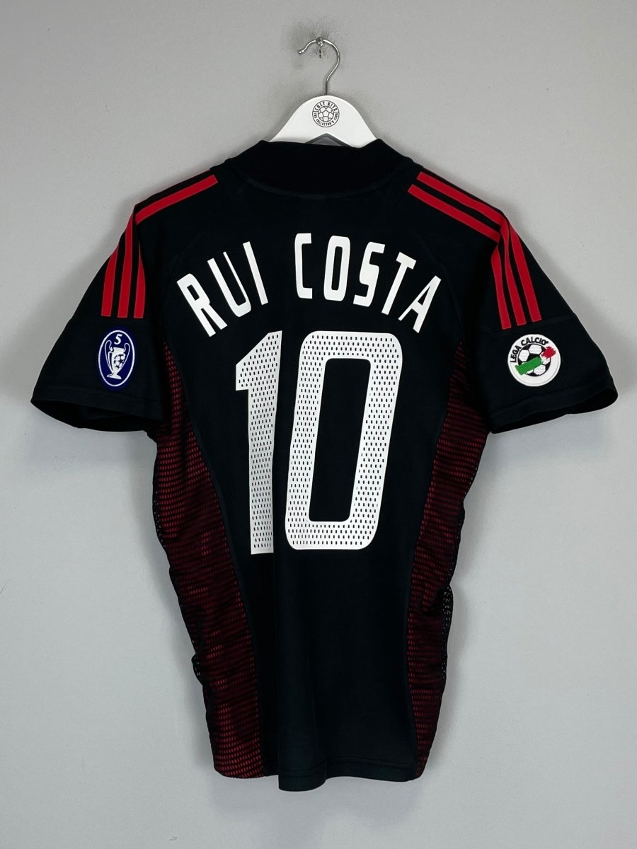 2002/03 AC MILAN RUI COSTA 10 AWAY SHIRT (S) ADIDAS - Cult Kits - Small - Buy Vintage Football Shirts, Authentic Retro Football Shirts For Sale, Classic Football Shirts & Soccer Jersey