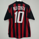 Shop 2002/03 AC MILAN RUI COSTA #10 HOME SHIRT (L) ADIDAS, classic football shirts, vintage football shirts & retro soccer jerseys at Cult Kits