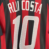 Shop 2002/03 AC MILAN RUI COSTA #10 HOME SHIRT (L) ADIDAS, classic football shirts, vintage football shirts & retro soccer jerseys at Cult Kits