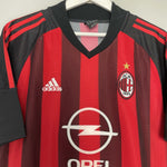 Shop 2002/03 AC MILAN RUI COSTA #10 HOME SHIRT (L) ADIDAS, classic football shirts, vintage football shirts & retro soccer jerseys at Cult Kits
