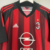 Shop 2002/03 AC MILAN RUI COSTA #10 HOME SHIRT (L) ADIDAS, classic football shirts, vintage football shirts & retro soccer jerseys at Cult Kits