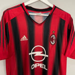 Shop 2002/03 AC MILAN SHEVCHENKO #7 HOME SHIRT (M) ADIDAS, classic football shirts, vintage football shirts & retro soccer jerseys at Cult Kits