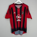 Shop 2002/03 AC MILAN SHEVCHENKO #7 HOME SHIRT (M) ADIDAS, classic football shirts, vintage football shirts & retro soccer jerseys at Cult Kits