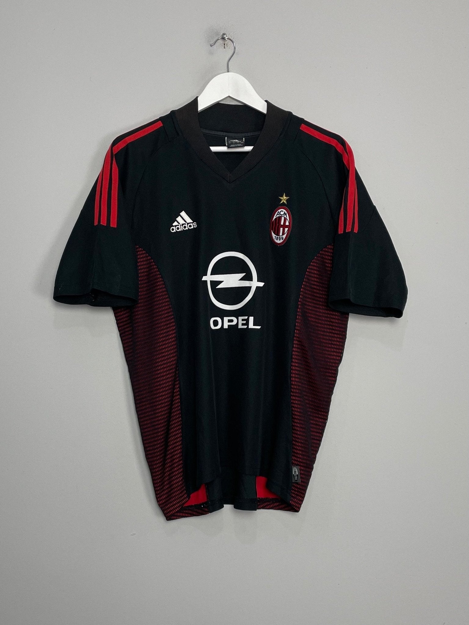 Shop 2002/03 AC MILAN SHEVCHENKO #7 THIRD SHIRT (M) ADIDAS, classic football shirts, vintage football shirts & retro soccer jerseys at Cult Kits