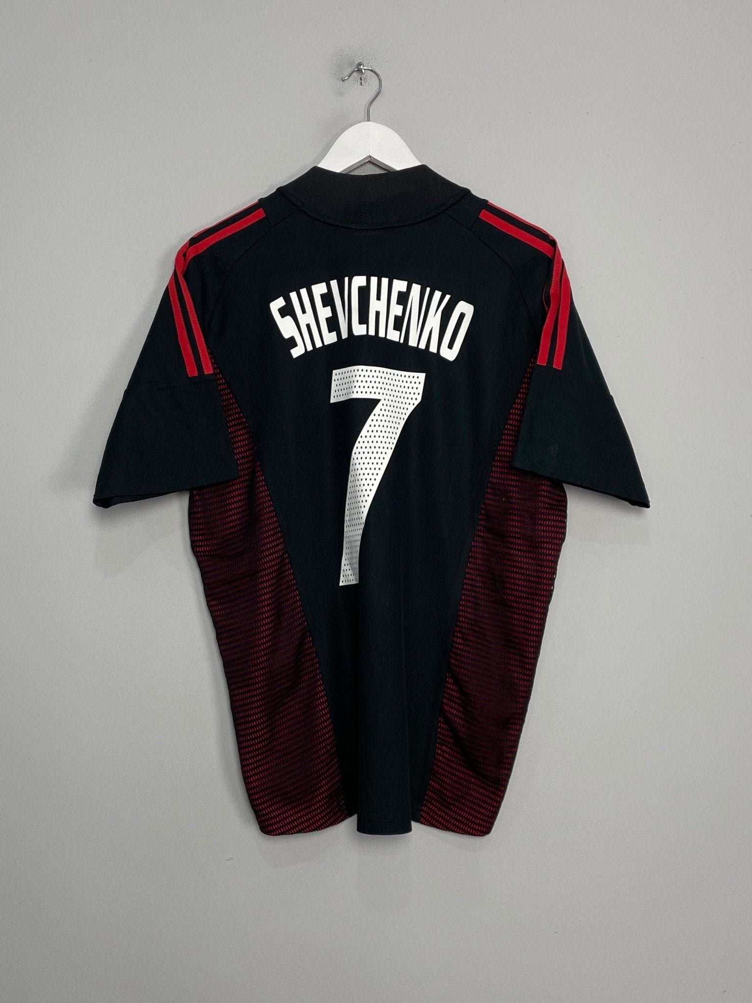 Shop 2002/03 AC MILAN SHEVCHENKO #7 THIRD SHIRT (M) ADIDAS, classic football shirts, vintage football shirts & retro soccer jerseys at Cult Kits