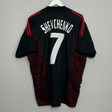 Shop 2002/03 AC MILAN SHEVCHENKO #7 THIRD SHIRT (XL) ADIDAS, classic football shirts, vintage football shirts & retro soccer jerseys at Cult Kits