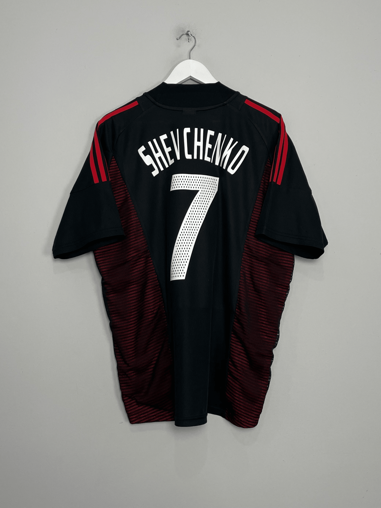 Shop 2002/03 AC MILAN SHEVCHENKO #7 THIRD SHIRT (XL) ADIDAS, classic football shirts, vintage football shirts & retro soccer jerseys at Cult Kits