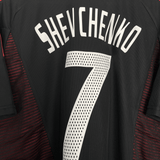Shop 2002/03 AC MILAN SHEVCHENKO #7 THIRD SHIRT (XL) ADIDAS, classic football shirts, vintage football shirts & retro soccer jerseys at Cult Kits