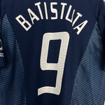 Shop 2002/03 ARGENTINA BATISTUTA #9 AWAY SHIRT (L) ADIDAS, classic football shirts, vintage football shirts & retro soccer jerseys at Cult Kits