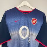 Shop 2002/03 ARSENAL HENRY #14 *BNWT* AWAY SHIRT (L) NIKE, classic football shirts, vintage football shirts & retro soccer jerseys at Cult Kits