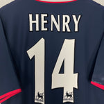 Shop 2002/03 ARSENAL HENRY #14 *BNWT* AWAY SHIRT (L) NIKE, classic football shirts, vintage football shirts & retro soccer jerseys at Cult Kits