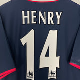 Shop 2002/03 ARSENAL HENRY #14 *BNWT* AWAY SHIRT (L) NIKE, classic football shirts, vintage football shirts & retro soccer jerseys at Cult Kits