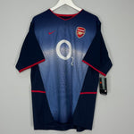 Shop 2002/03 ARSENAL HENRY #14 *BNWT* AWAY SHIRT (L) NIKE, classic football shirts, vintage football shirts & retro soccer jerseys at Cult Kits