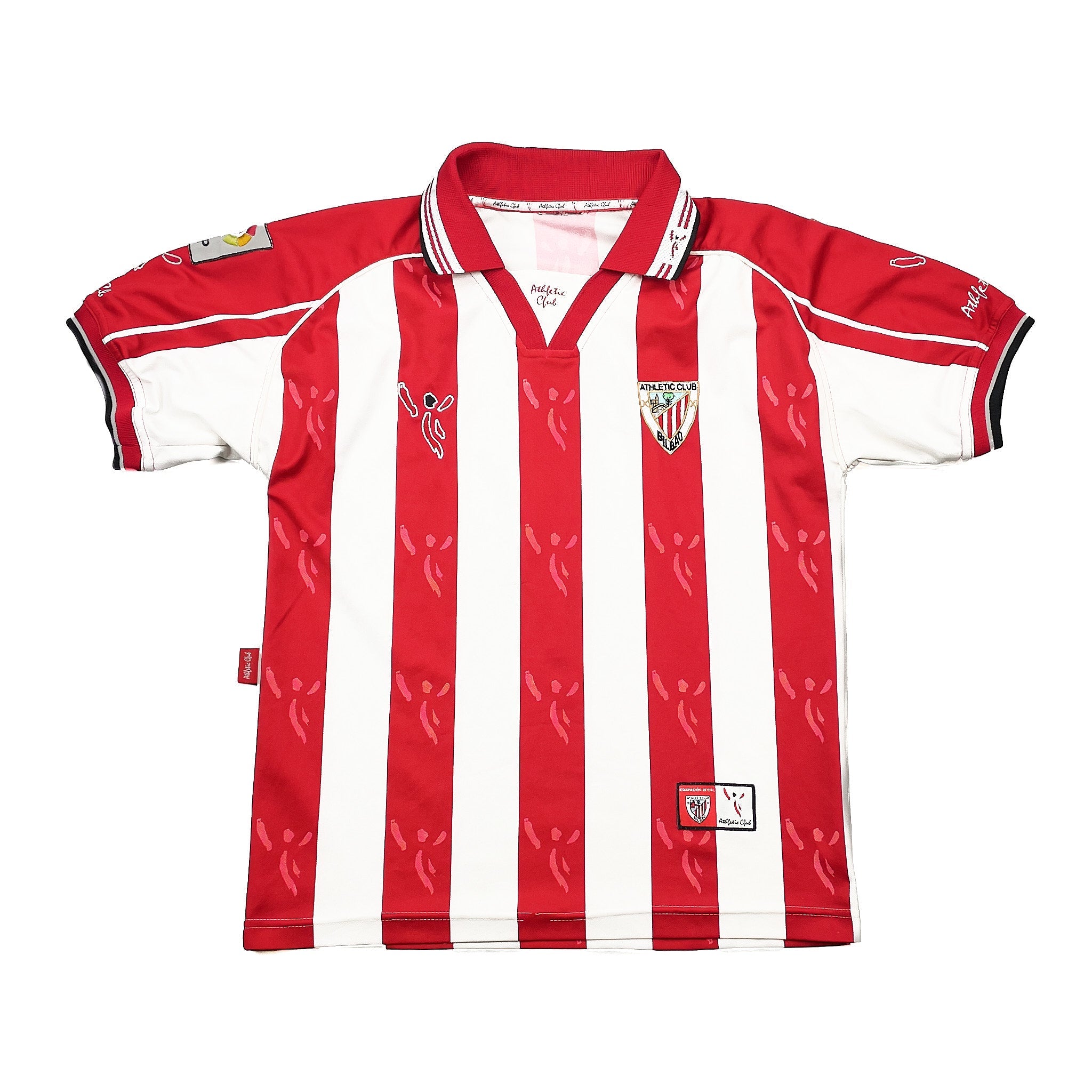 Buy 2002/03 Athletic Bilbao Home Shirt (S) OM ~ Free worldwide shipping available ~ Authentic Vintage Football Shirts from Cult Kits