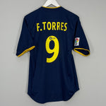 Shop 2002/03 ATLETICO MADRID F.TORRES #9 AWAY SHIRT (M) NIKE, classic football shirts, vintage football shirts & retro soccer jerseys at Cult Kits