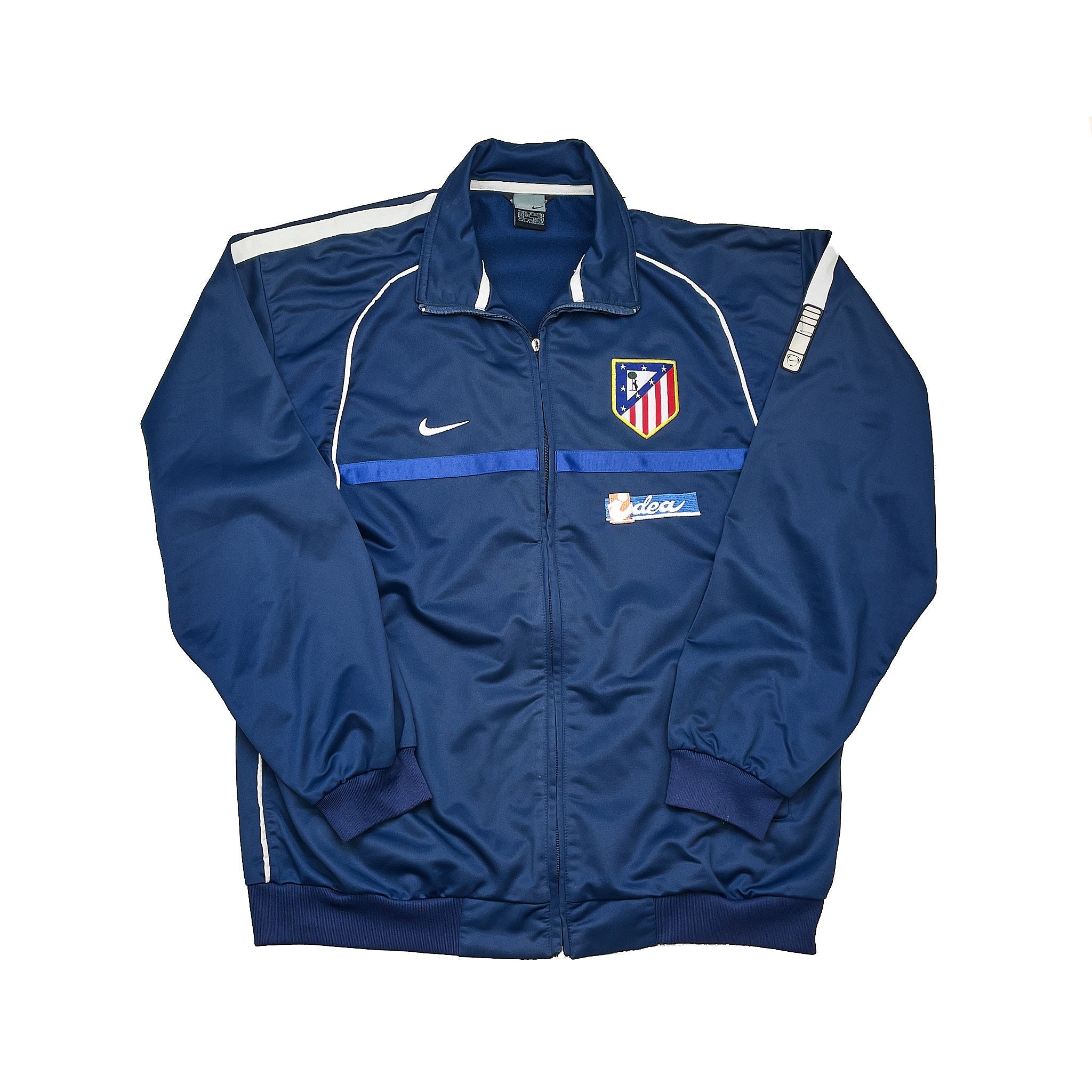 Buy 2002/03 Atletico Madrid Track Jacket (XL) Nike ~ Free worldwide shipping ~ Authentic Vintage Football Shirts from Cult Kits
