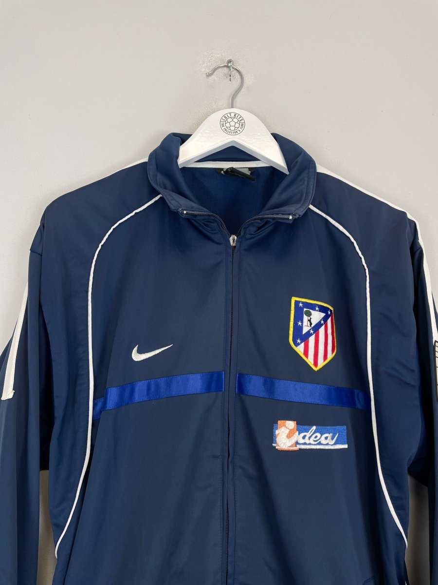 2002/03 ATLETICO MADRID TRACK JACKET (XL) NIKE - Cult Kits - XL - Buy Vintage Football Shirts, Authentic Retro Football Shirts For Sale, Classic Football Shirts & Soccer Jersey