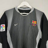 Shop 2002/03 BARCELONA BONANO #1 GK SHIRT (M) NIKE, classic football shirts, vintage football shirts & retro soccer jerseys at Cult Kits