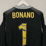 Shop 2002/03 BARCELONA BONANO #1 GK SHIRT (M) NIKE, classic football shirts, vintage football shirts & retro soccer jerseys at Cult Kits