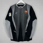 Shop 2002/03 BARCELONA BONANO #1 GK SHIRT (M) NIKE, classic football shirts, vintage football shirts & retro soccer jerseys at Cult Kits