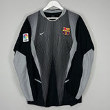 Shop 2002/03 BARCELONA BONANO #1 GK SHIRT (M) NIKE, classic football shirts, vintage football shirts & retro soccer jerseys at Cult Kits