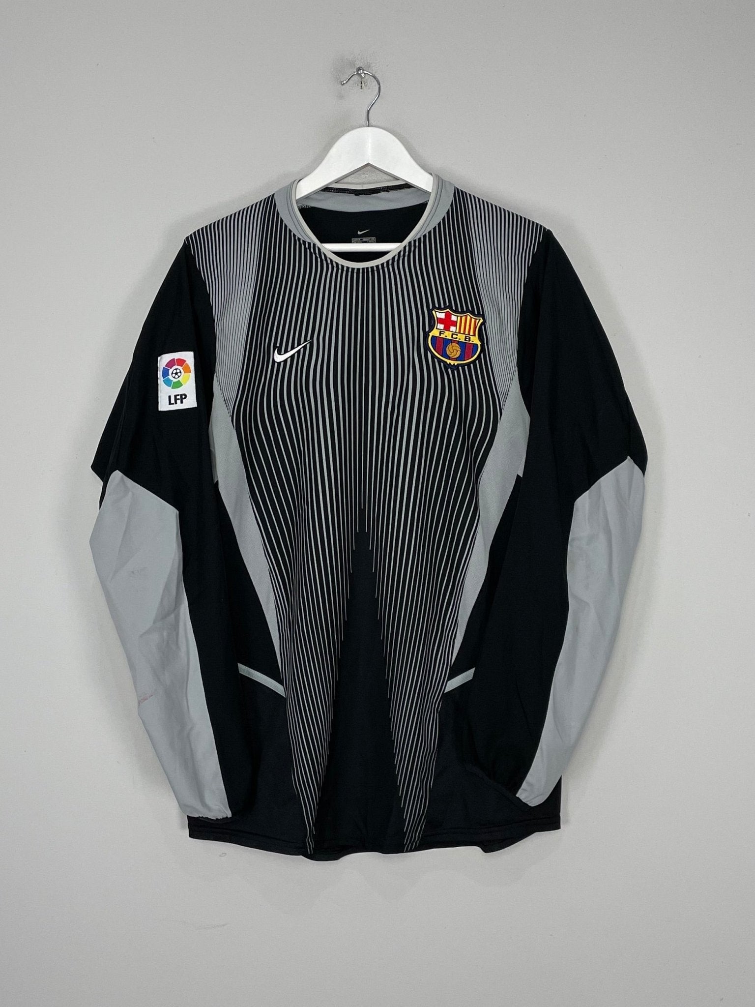 Shop 2002/03 BARCELONA BONANO #1 GK SHIRT (M) NIKE, classic football shirts, vintage football shirts & retro soccer jerseys at Cult Kits
