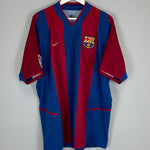 Shop 2002/03 BARCELONA COCU #8 HOME SHIRT (XL) NIKE, classic football shirts, vintage football shirts & retro soccer jerseys at Cult Kits