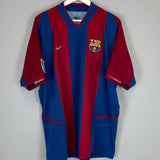 Shop 2002/03 BARCELONA COCU #8 HOME SHIRT (XL) NIKE, classic football shirts, vintage football shirts & retro soccer jerseys at Cult Kits