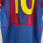 Shop 2002/03 BARCELONA RIQUELME #10 HOME SHIRT (L) NIKE, classic football shirts, vintage football shirts & retro soccer jerseys at Cult Kits