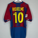 2002/03 BARCELONA RIQUELME 10 HOME SHIRT (L) NIKE - Cult Kits - Large - Buy Vintage Football Shirts, Authentic Retro Football Shirts For Sale, Classic Football Shirts & Soccer Jersey