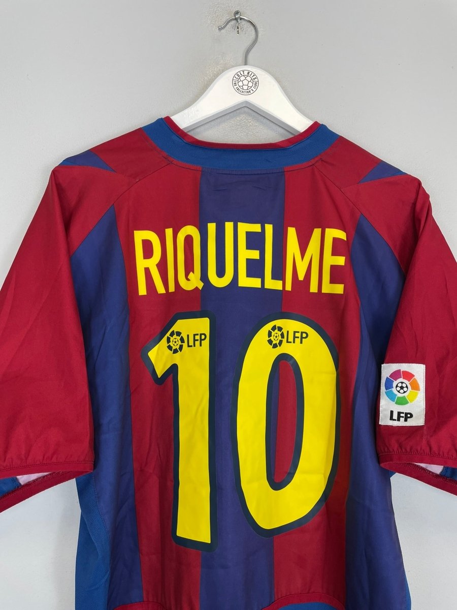 2002/03 BARCELONA RIQUELME 10 HOME SHIRT (L) NIKE - Cult Kits - Large - Buy Vintage Football Shirts, Authentic Retro Football Shirts For Sale, Classic Football Shirts & Soccer Jersey