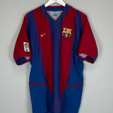 2002/03 BARCELONA RIQUELME 10 HOME SHIRT (L) NIKE - Cult Kits - Large - Buy Vintage Football Shirts, Authentic Retro Football Shirts For Sale, Classic Football Shirts & Soccer Jersey