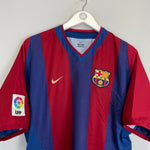 2002/03 BARCELONA RIQUELME 10 HOME SHIRT (L) NIKE - Cult Kits - Large - Buy Vintage Football Shirts, Authentic Retro Football Shirts For Sale, Classic Football Shirts & Soccer Jersey