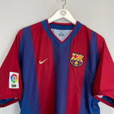 2002/03 BARCELONA RIQUELME 10 HOME SHIRT (L) NIKE - Cult Kits - Large - Buy Vintage Football Shirts, Authentic Retro Football Shirts For Sale, Classic Football Shirts & Soccer Jersey