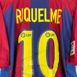 Shop 2002/03 BARCELONA RIQUELME #10 HOME SHIRT (XL) NIKE, classic football shirts, vintage football shirts & retro soccer jerseys at Cult Kits