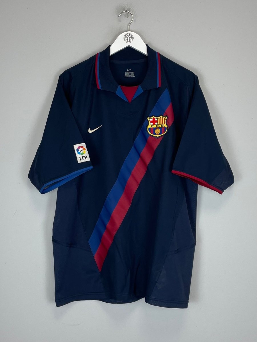 2002/03 BARCELONA RONALDINHO 10 AWAY SHIRT (XL) NIKE - Cult Kits - XL - Buy Vintage Football Shirts, Authentic Retro Football Shirts For Sale, Classic Football Shirts & Soccer Jersey