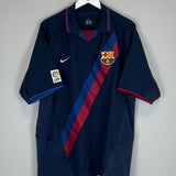2002/03 BARCELONA RONALDINHO 10 AWAY SHIRT (XL) NIKE - Cult Kits - XL - Buy Vintage Football Shirts, Authentic Retro Football Shirts For Sale, Classic Football Shirts & Soccer Jersey