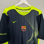 Shop 2002/03 BARCELONA TRAINING SHIRT (XL) NIKE, classic football shirts, vintage football shirts & retro soccer jerseys at Cult Kits